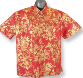 Christmas Floral Hawaiian Shirt